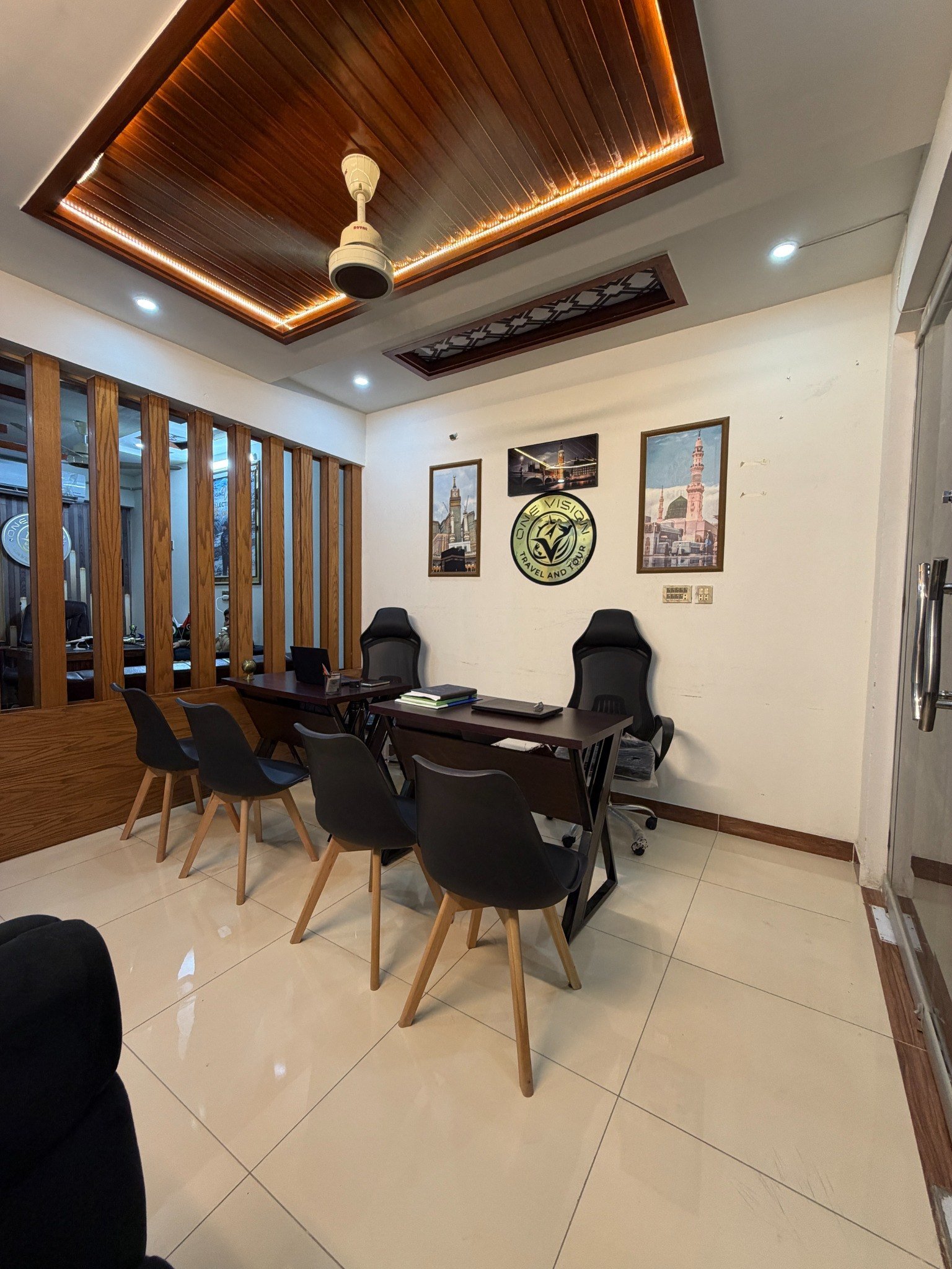 Meeting area at One Vision Travel and Tour